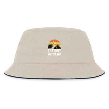 Excavator Construction Worker - Kids’ Bucket Hat - ecru/navy - Front