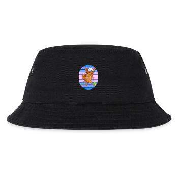 maritim Seefahrt Seemann Matrose Moin Ahoi - Kinder Bucket Hat - Schwarz - Vorne