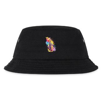 Saxophon - Kinder Bucket Hat - Schwarz - Vorne