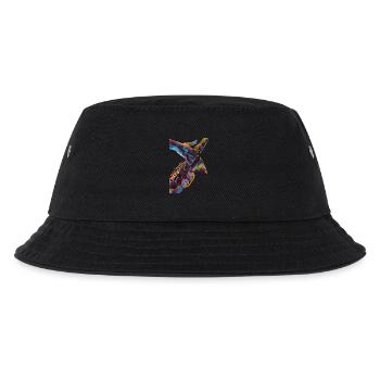 Saxophon - Kinder Bucket Hat - Schwarz - Vorne
