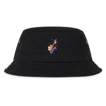 Saxophon - Kinder Bucket Hat - Schwarz - Vorne