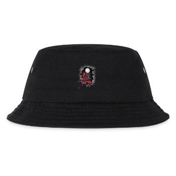 Mond Drachen Drache Fabelwesen - Kinder Bucket Hat - Schwarz - Vorne