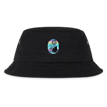 maritim Segelschiff Kompass Seefahrt Seemann - Kinder Bucket Hat - Schwarz - Vorne
