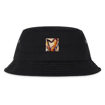 Harfe - Kinder Bucket Hat - Schwarz - Vorne