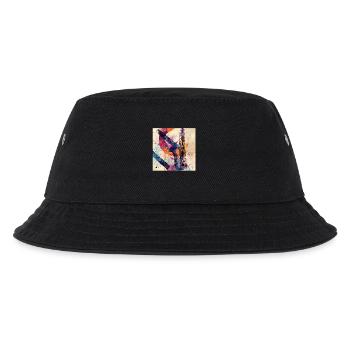 Saxophon - Kinder Bucket Hat - Schwarz - Vorne