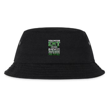 Volunteer EMT Job Title - Kids’ Bucket Hat - black - Front