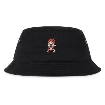 Niedlicher Weihnachtself Skandinavischer Stil - Kinder Bucket Hat - Schwarz - Vorne