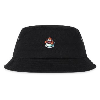 Bigfoot Coffee Monster Coffee Drinker - Kids’ Bucket Hat - black - Front