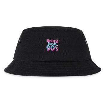 Bring Back the 90's Retro Boombox 90s - Kids’ Bucket Hat - black - Front
