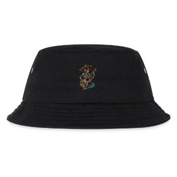 Mexikanisches Skelett Gitarre - Kinder Bucket Hat - Schwarz - Vorne