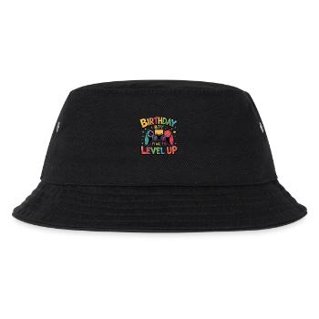 Birthday Boys: Zeit zum Levelaufleveln Birthday Gamer Boys - Kinder Bucket Hat - Schwarz - Vorne