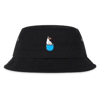 maritim Matrose Matrosen Möwe Möwen Seevogel - Kinder Bucket Hat - Schwarz - Vorne