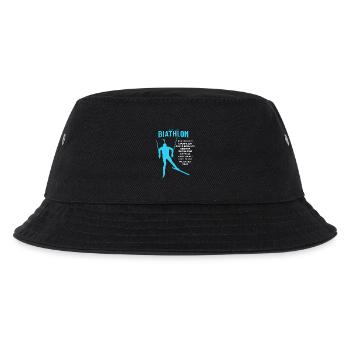 Forever Biathlon - Kinder Bucket Hat - Schwarz - Vorne