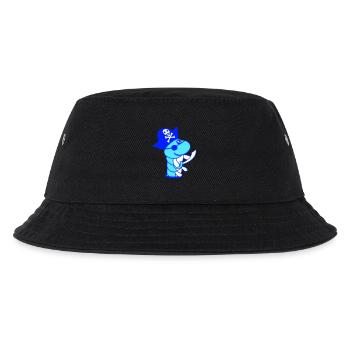 Caterpillar Hole Pirate Captain Hat Funny Cute Comic - Kids’ Bucket Hat - black - Front