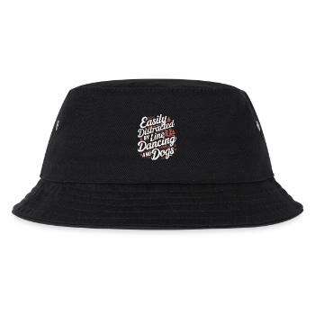 Funny saying for dance and dog lovers - Kids’ Bucket Hat - black - Front