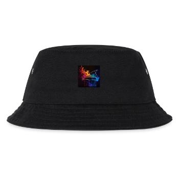 Piano - Kids’ Bucket Hat - black - Front
