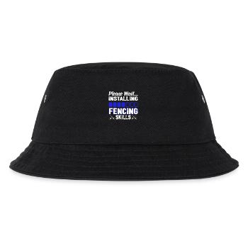 Installing Fencing Skills - Kids’ Bucket Hat - black - Front