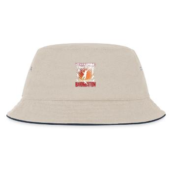 Badminton Is Everything - Kids’ Bucket Hat - ecru/navy - Front