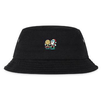 Merry Christmas Time Cookies And Milk - Kids’ Bucket Hat - black - Front