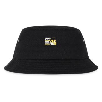 Wenn Der Helm Fällt Stoppt Der Unsinn Kreativer - Kinder Bucket Hat - Schwarz - Vorne