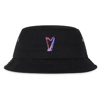 Harfe - Kinder Bucket Hat - Schwarz - Vorne