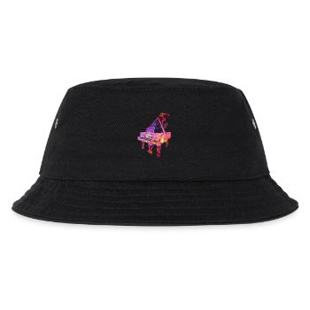 Piano - Kids’ Bucket Hat - black - Front