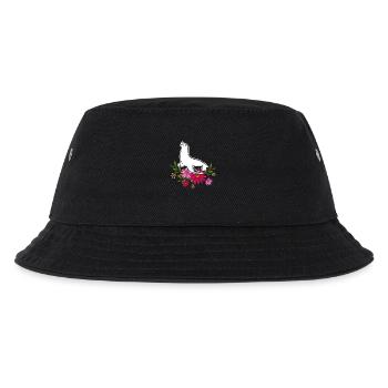 Sea Lion With Flowers - Kids’ Bucket Hat - black - Front