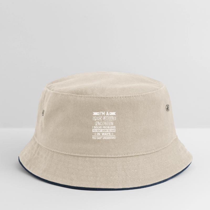 Speech Language Pathologist I Solve Problems Kids’ Bucket Hat