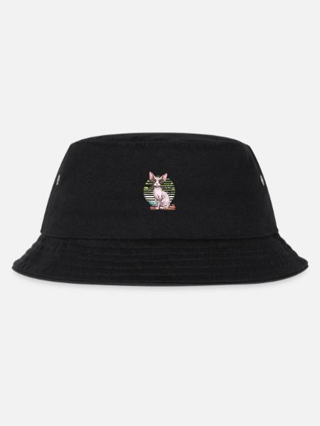 Lustige Verkleidete Nacktkatze Kostüm - Kinder Bucket Hat - Schwarz