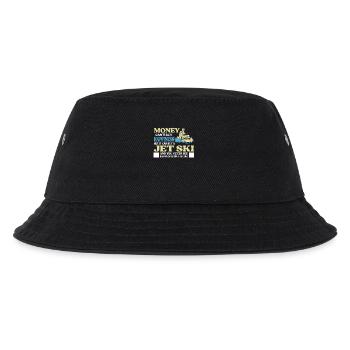 Geld Kann Kein Glück Kaufen Aber Ein Jet Ski - Kinder Bucket Hat - Schwarz - Vorne