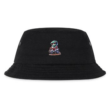 Motocross - Kinder Bucket Hat - Schwarz - Vorne