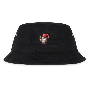 Christmas Gnome Coffee Enjoyment Gnome - Kids’ Bucket Hat - black - Front