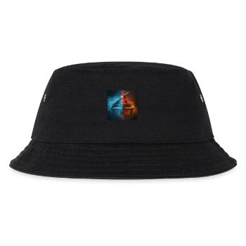 Klavier - Kinder Bucket Hat - Schwarz - Vorne