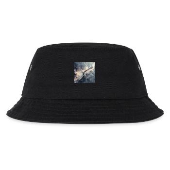 Banjo - Kinder Bucket Hat - Schwarz - Vorne