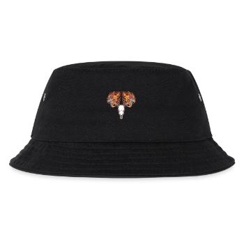 Muschel Strand Szene Serene Ozean Landschaft - Kinder Bucket Hat - Schwarz - Vorne