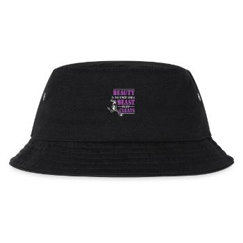 Schönheit Auf Der Straße Und Eine Bestie In - Kinder Bucket Hat - Schwarz - Vorne