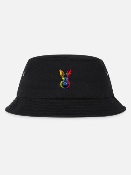 Hase Kaninchen Liebhaber Feldhase Bunny Süße Hasen - Kinder Bucket Hat - Schwarz