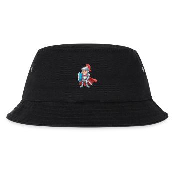 Freundlicher Ritter als Geburtstagsgeschenk Design - Kinder Bucket Hat - Schwarz - Vorne