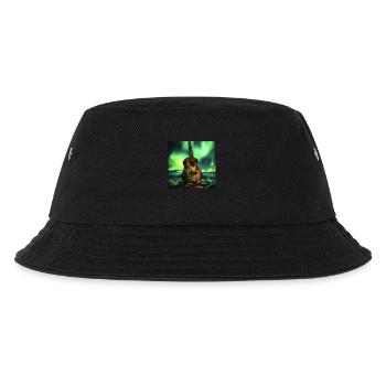 Ukulele - Kinder Bucket Hat - Schwarz - Vorne