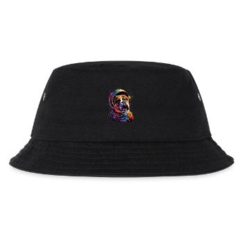 Englische Bulldogge - Kinder Bucket Hat - Schwarz - Vorne