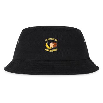 Banana Bread Saying Funny Banana Bread Gift - Kids’ Bucket Hat - black - Front
