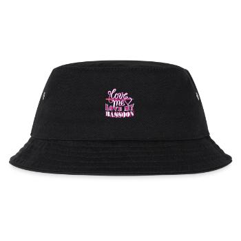Love Me Love My Bassoon - Kids’ Bucket Hat - black - Front