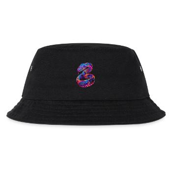 Schlange - Kinder Bucket Hat - Schwarz - Vorne