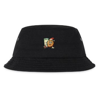 Christmas Retro Vintage Biscuit Style - Kids’ Bucket Hat - black - Front