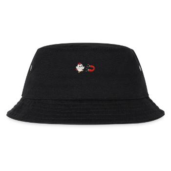 Lustiges Huhn Mit Magnet - Niedliche Illustration - Kinder Bucket Hat - Schwarz - Vorne
