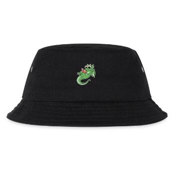Drache Bücher Buch Lesen - Kinder Bucket Hat - Schwarz - Vorne