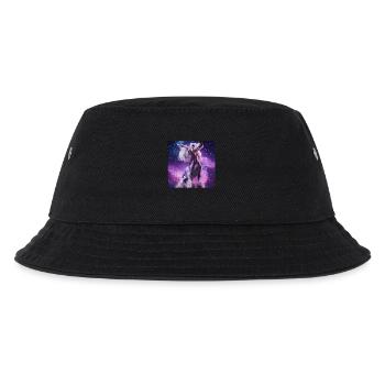 Chinesischer Schopfhund - Kinder Bucket Hat - Schwarz - Vorne