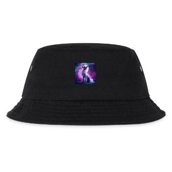 Chinesischer Schopfhund - Kinder Bucket Hat - Schwarz - Vorne