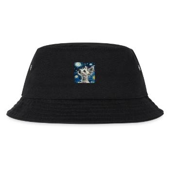 Chinesischer Schopfhund - Kinder Bucket Hat - Schwarz - Vorne