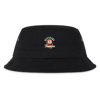 Official Teen 13th Birthday Basketball - Kids’ Bucket Hat - black - Front